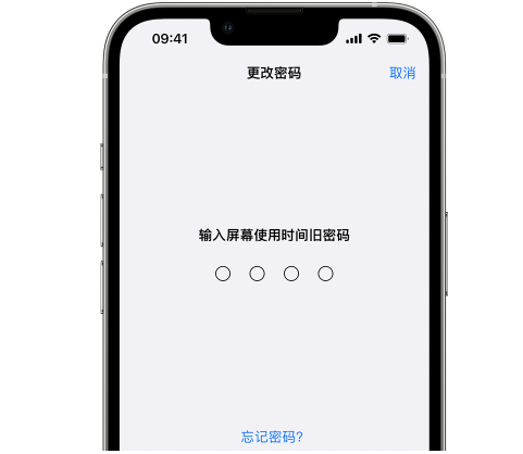 尼勒克iPhone屏幕维修分享iPhone屏幕使用时间密码忘记了怎么办 