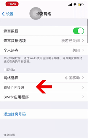 尼勒克苹果14维修网分享如何给iPhone14的SIM卡设置密码 