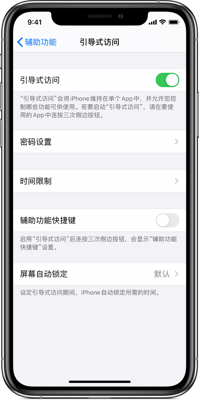 尼勒克苹果手机维修分享如何在 iPhone 上退出引导式访问 