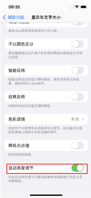 尼勒克苹果15维修店分享iPhone 15 Pro系列屏幕亮度 